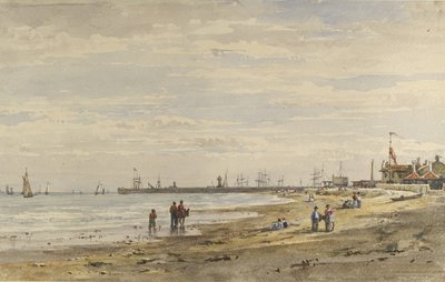 Ramsgate Pier, August 1838 by Caroline Davidson